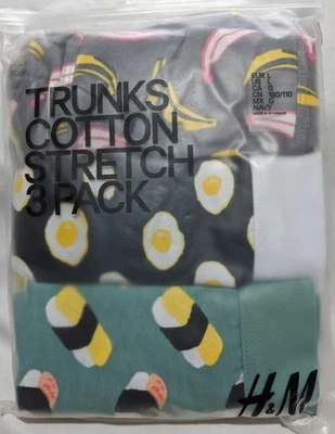 Paquete de 3 calzoncillos elásticos de algodón talla L de H&M para hombre Foto 1 de 4