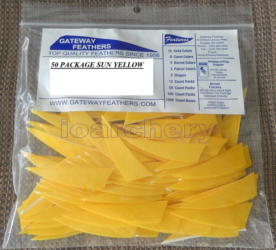 GATEWAY RAYZR 2" RW FEATHERS 50 pk, - Image 1 of 1
