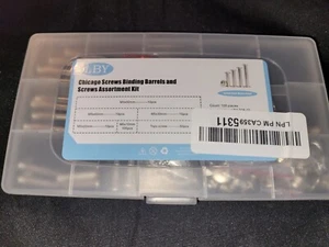 LBY 100pcs Chicago Screws Binding Barrels Posts M5 x 10/20/30/40/50mm - Picture 1 of 2