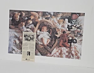 STEVE HANKS "THE NEW ARRIVAL" 128/150 AP 27" x 16" 1993 NEW Mint - Picture 1 of 8