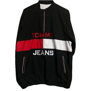 VTG 90s Y2K TOMMY JEANS Pullover Windbreaker Jacket - Picture 1 of 14