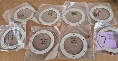 8x Kit de juntas de pantalla de cárter de aceite Volkswagen Beetle 1961 1979 113198031 Foto 1 de 2