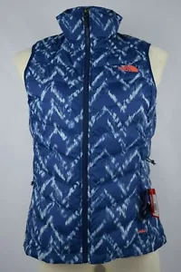 Neu mit Etikett! 120 $ North Face ausgestellte Damen-Daunenweste blau Größe S-M Winter Schnee Wandern - Bild 1 von 7