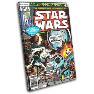 Star Wars Comic Movie Greats SINGLE CANVAS WALL ART Picture Print - Picture 1 of 1