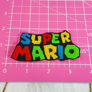 Tag Super Mario Patch Bügelbild Nintendo Spiel Applikation bestickt Patch - Bild 1 von 1