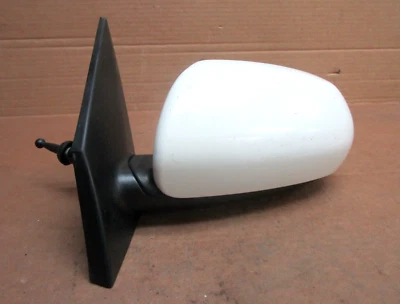 10 11 Kia Rio Driver Side Mirror Left Lh Manual 2010 2011 Clear White - Image 1 of 4