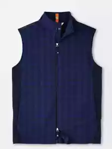 Peter Millar Herren Fuse Elite Performance Flanell Weste Full Zip Navy Blau XXL - Bild 1 von 6