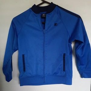 Starter Boys Blue Zip-Up No Hood Jacket Size S (6-7) - Picture 1 of 3