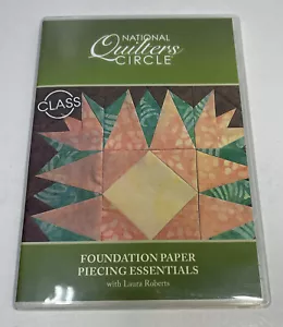 National Quilters Circle: Foundation Paper Piecing Essentials (2018, DVD) - Foto 1 di 5