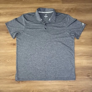 Adidas Uomo 2XL Polo Golf Camicia Grigio Manica Corta Golf - Foto 1 di 7