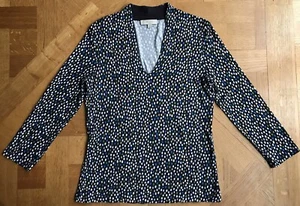 Hobbs 3/4 Sleeve Jersey 99% Viscose,Collated V Neck Size S Excellent Condition - Picture 1 of 18