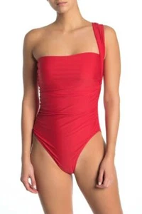 Rachel Roy Badeanzug mit Rüschen One Shoulder - Bild 1 von 6