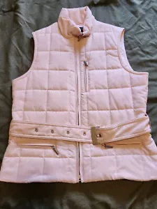 Gilet trapuntato donna Ralph Lauren blush ripido taglia MP nuovo con etichette prezzo al pubblico $149 - Foto 1 di 6
