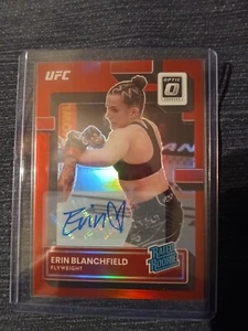 2023 Donruss Optic #99/99 Rated Rookie Erin Blanchfield Auto No. 124 UFC - Picture 1 of 2