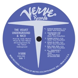 Velvet Underground & Nico - LP Label Sticker - Picture 1 of 2