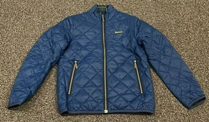 Barbour Kids Quilted Jacket Blue Medium - Picture 1 of 6