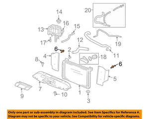 NUEVO OEM 100% GENUINO GM OEM Radiador-Retenedor Deflector 10121502 EN STOCK - Imagen 1 de 2