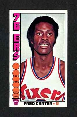 1976-77 Topps Fred Carter Philadelphia 76ers Basketball Card #111 ***Sharp*** - Image 1 of 2