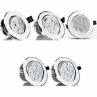 9W 15W 21W Dimmbar Einbauleuchte LED Deckenleuchte Strahler Lampe Rund Silber