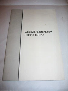 CL5426/5428/5429 Users Guide 1994 Windows Dos Computer Cirrus Logic Video Drive - Picture 1 of 2