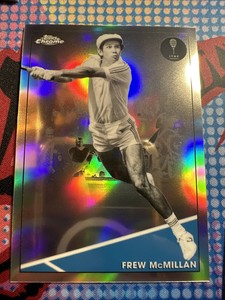 2021 Topps Chrome Tennis Base Refractor #84 Frew McMillan