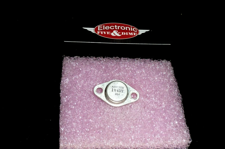 2N4077 AMPEREX  1A 32V NPN Germanium Bipolar Transistor - Image 1 of 1