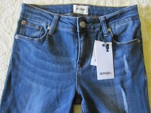 NWT $49 Hudson Christa Skinny DISTRESSED Jeans Cotton Blend Sz 16 - Picture 1 of 9