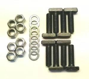 WILWOOD DISC BRAKE BACKING PLATE T BOLTS AND CRIMP LOCK NUTS ORIGINAL STYLE. - Picture 1 of 3