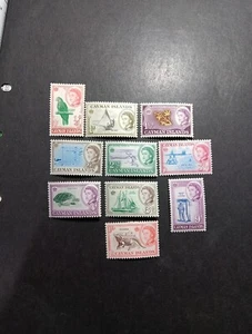 cayman island stamps Scott #153-62. - Picture 1 of 2