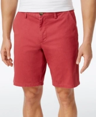 Pantalones Cortos Chinos $148 Club Room Para Hombre Rojo Informal Cómodo Calce Clásico Pierna Algodón 31w Foto 1 de 3