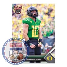 Bo Nix 2023 Bowman U Now® Football Card 7 Oregon Ducks Defeat Colorado
