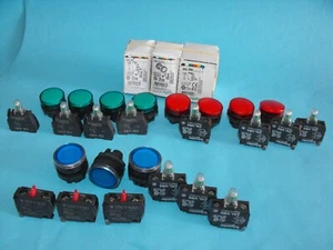 Schneider Electric.TELEMECHANIQUE ZB5AW363 + ZBE-B3 + ZAL-VB6 + ZAL-VB4.(SET 11 STCK.). NEU - Bild 1 von 11