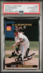 PSA 9 Auto Ila Borders Sports Illustrated for Kids SI For Kids Softball #768 - Picture 1 of 3