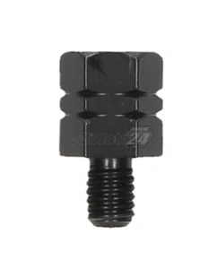 Adaptador espejo kmx24 M8x1,25 derecho exterior/M10x1,25 izquierdo interior negro - Imagen 1 de 2