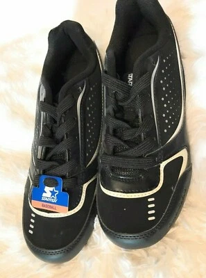 Botines de fútbol deportivos negros para principiantes talla 6 para niños  Foto 1 de 3