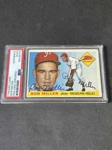 Bob Miller 1955 Topps #157 Auto Autograph PSA Authentic Phillies - Picture 1 of 2