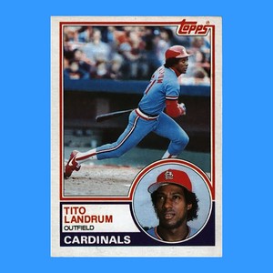 1983 Topps Baseball #337 - Tito Landrum [Base] St. Louis Cardinals VG-EX