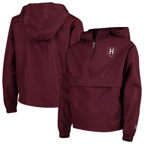 Youth Champion Crimson Harvard Crimson Pack & Go Windbreaker Jacket Cover