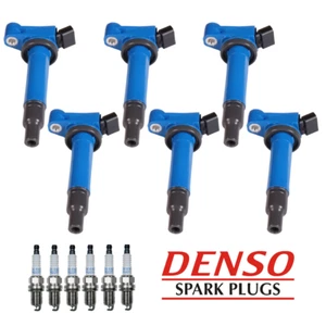 Performance Ignition Coil & Denso Platinum Spark Plug for Toyota Solara V6 UF267 - Picture 1 of 5