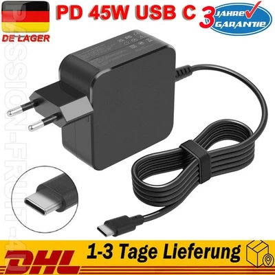 45W USB C Netzteil Laptop Ladegerät für Dell XPS,Asus Chromebook,MacBook Pro/Air - Bild 1 von 4