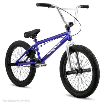 MONGOOSE INDEX 2.0 20" KIDS BMX FREESTYLE BIKE, BLUE - Image 1 of 3