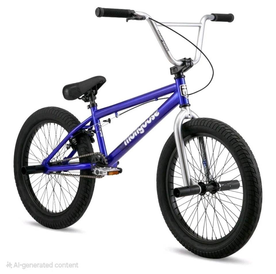 MONGOOSE INDEX 2.0 20" KIDS BMX FREESTYLE BIKE, BLUE - Image 1 of 3