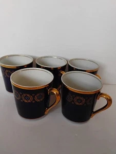 De colección 5 tazas de porcelana para té, café ucraniano, Dovbysh URSS - Imagen 1 de 7