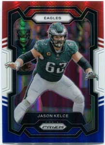 JASON KELCE 2023 Panini Prizm RED WHITE BLUE PRIZM #245 - Picture 1 of 1