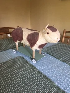 vintage casey mack spun cotton cow country farm decoration B Lowe artist retired - Picture 1 of 6