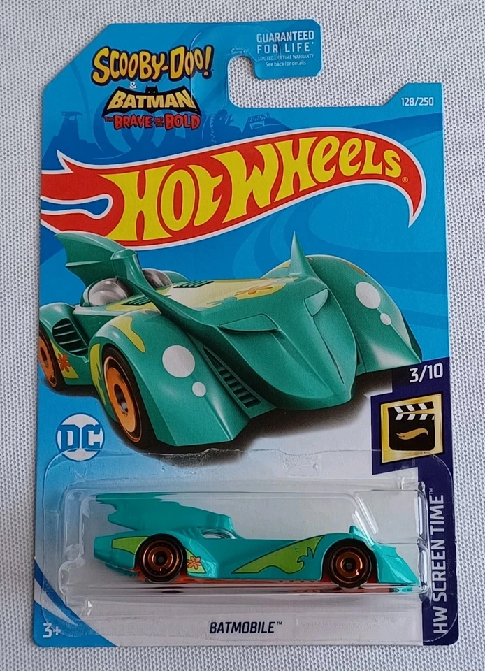 2019 HOT WHEELS *HW ЭКРАННОЕ ВРЕМЯ* *БЭТМОБИЛЬ БЭТМЕНА СКУБИ-ДУ* *ОЧЕНЬ РЕДКИЙ ЗАПЕЧАТАННЫЙ - Изображение 1 из 4