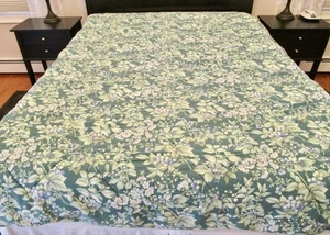 Laura Ashley Bramble Berry twin comforter bedspread 85" x 63" reversible flaws - Picture 1 of 8
