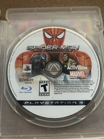 Spider-Man: Web of Shadows (Sony PlayStation 3, 2008) Game Only Tested