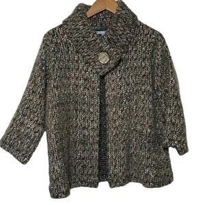 Carroll Reed Cardigan One Button Wrap Womens Size 1X - Picture 1 of 10
