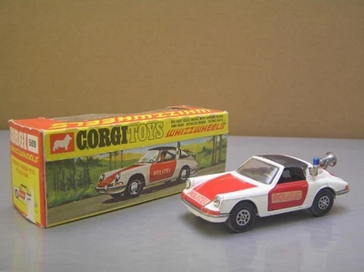 Corgi Toys 509 Porsche 911S Targa Police Car Polizei made in Great Britain NMIB - Image 1 of 4